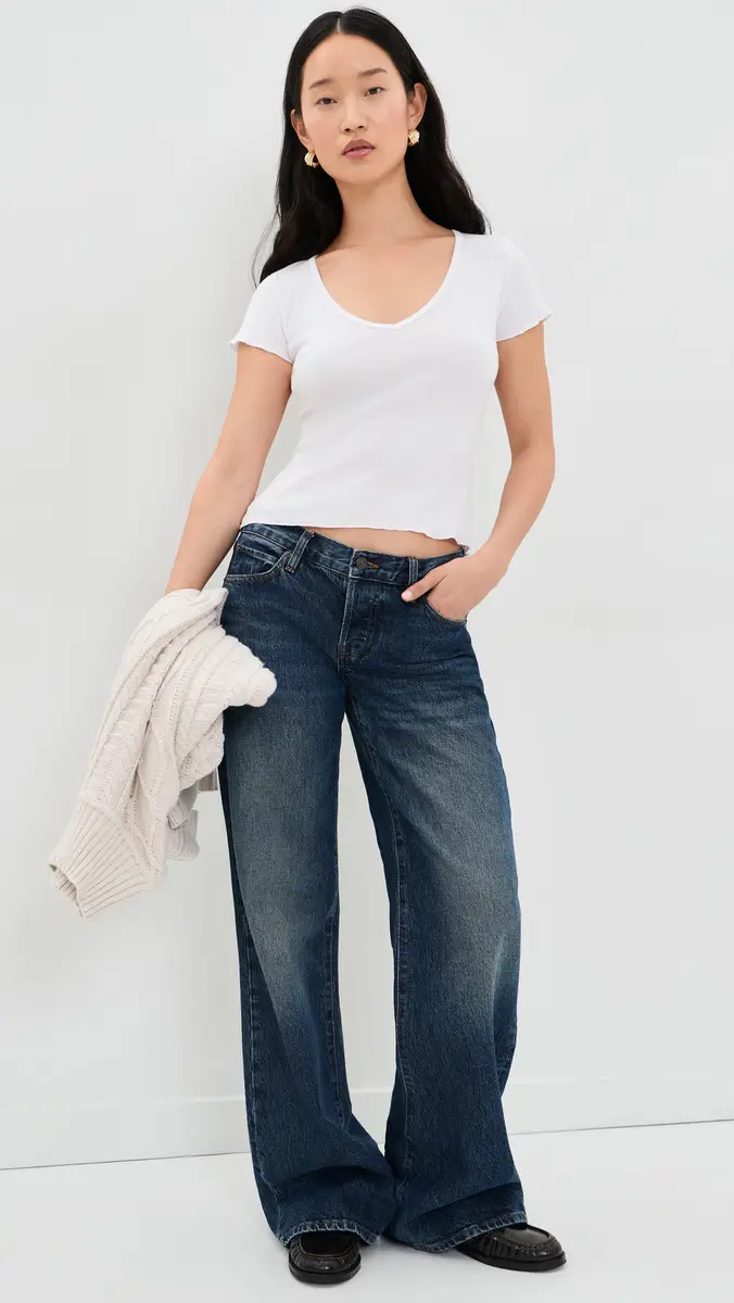 Asher Vicki V Neck Tee | Thumbnail 5 Asher Vicki V Neck Tee | Thumbnail 5