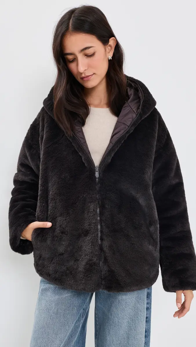 Save the Duck Davina Faux Fur Coat | Thumbnail 2 Save the Duck Davina Faux Fur Coat | Thumbnail 2