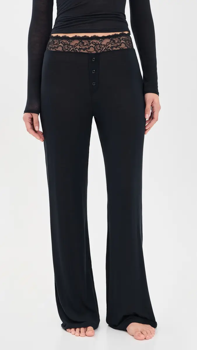 Fleur du Mal Cashmere Butter Pajama Pants | Thumbnail 2