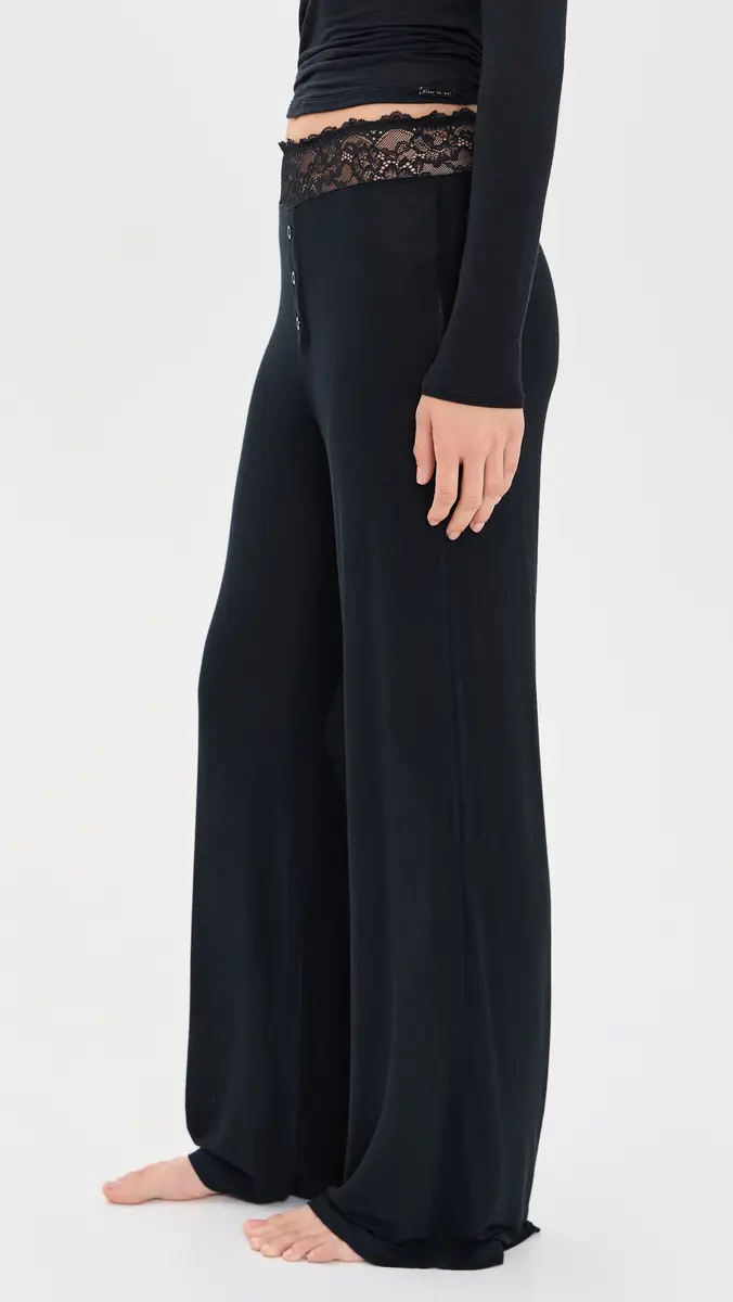 Fleur du Mal Cashmere Butter Pajama Pants | Thumbnail 4