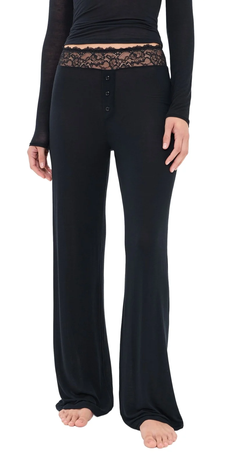 Fleur du Mal Cashmere Butter Pajama Pants