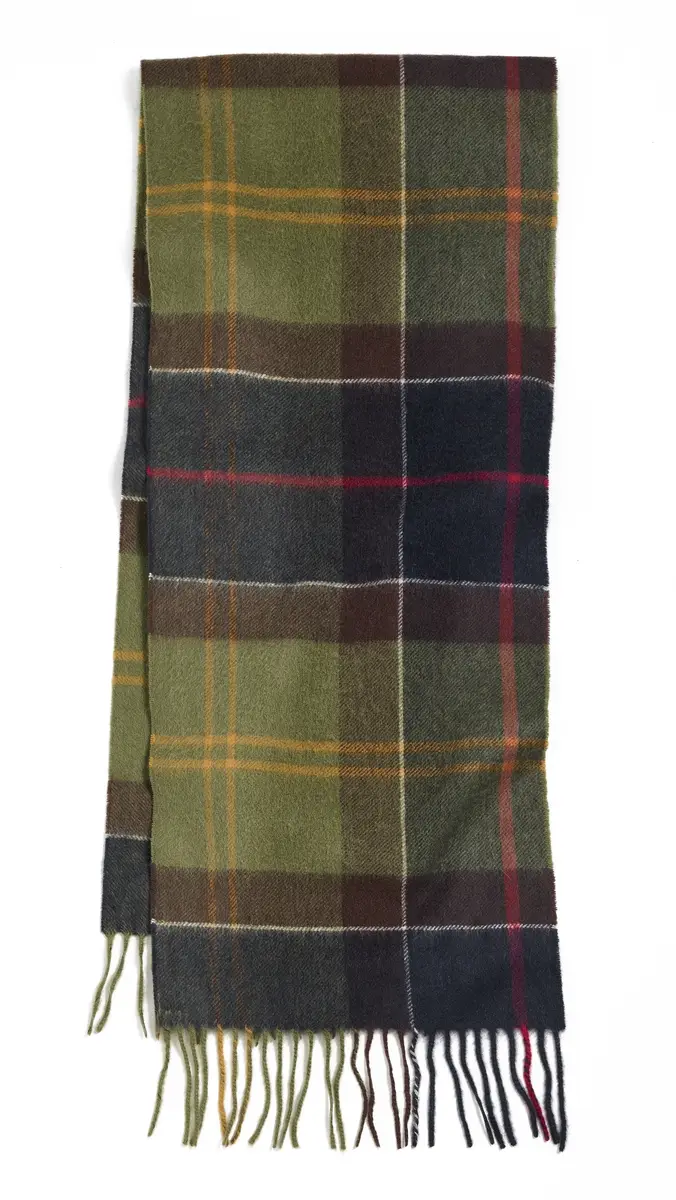 Barbour Cashmere Tartan Scarf | Thumbnail 6 Barbour Cashmere Tartan Scarf | Thumbnail 6