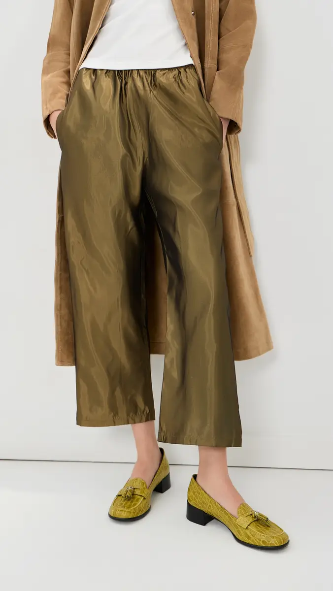 LE BOP Kelsey Cropped Taffeta Pants | Thumbnail 2