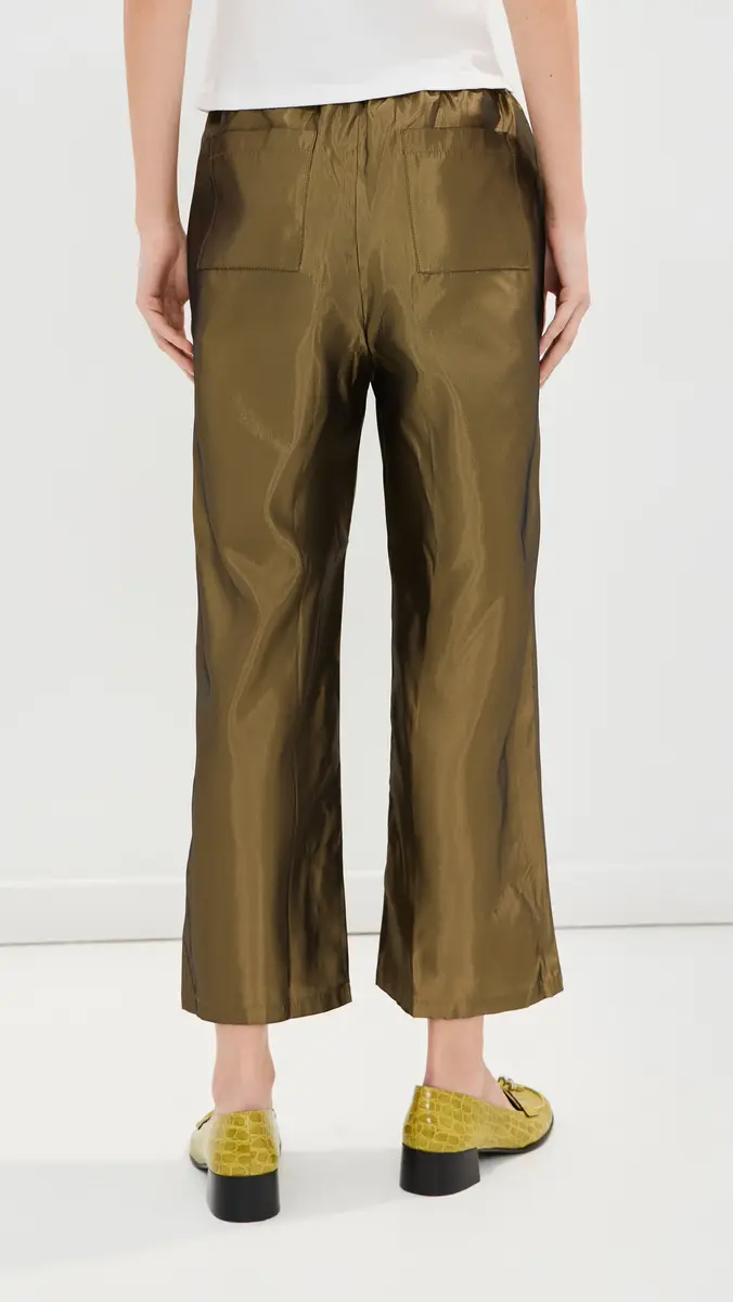 LE BOP Kelsey Cropped Taffeta Pants | Thumbnail 3
