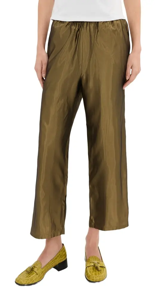 Kelsey Cropped Taffeta Pants