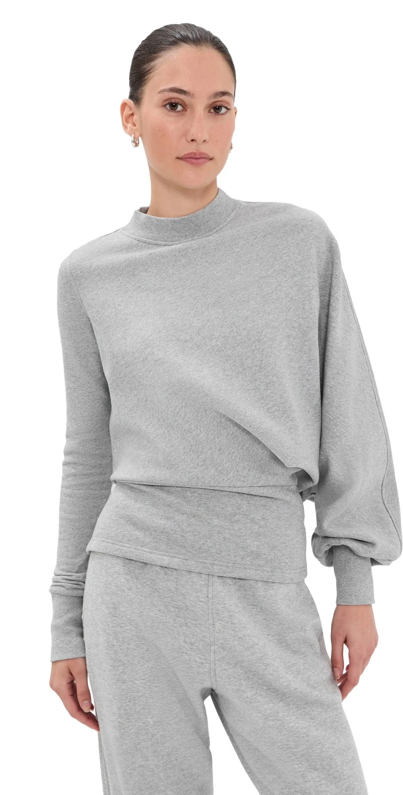 A.W.A.K.E. MODE A. W.A. K.E. MODE Jersey Slouched Sleeve Sweatshirt