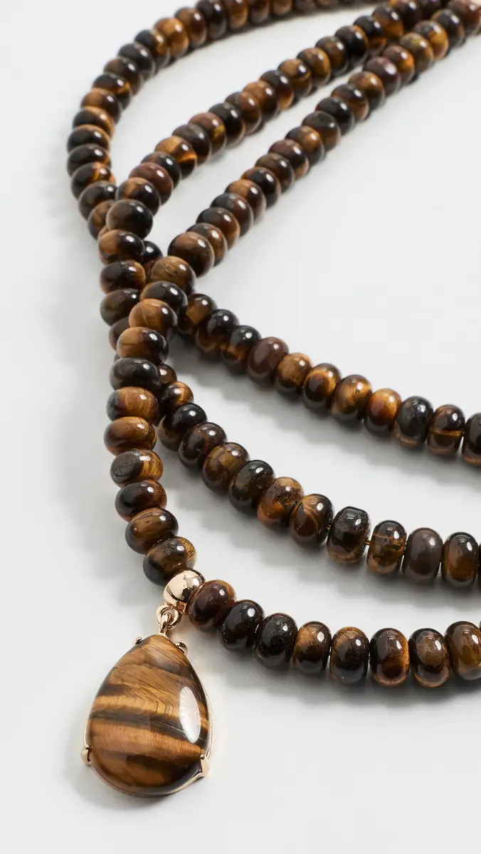 Ettika Marina Layers Tiger's Eye Necklace | Thumbnail 4 Ettika Marina Layers Tiger's Eye Necklace | Thumbnail 4