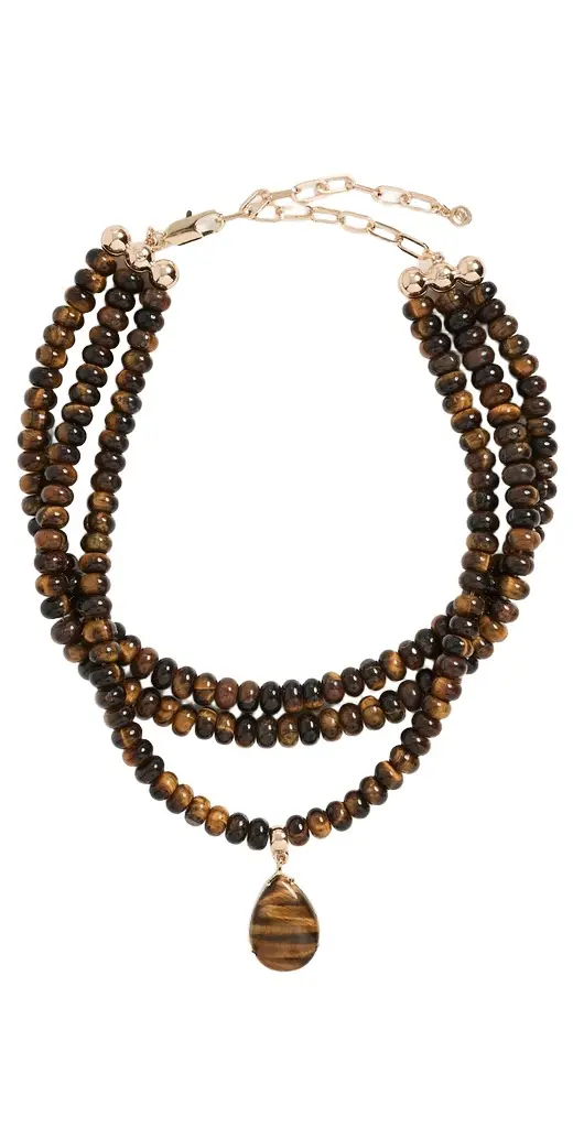 Marina Layers Tiger's Eye Necklace