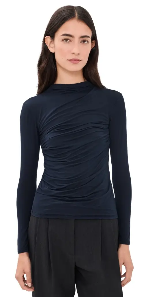 Fluid Viscose Jersey Twist Top Fluid Viscose Jersey Twist Top