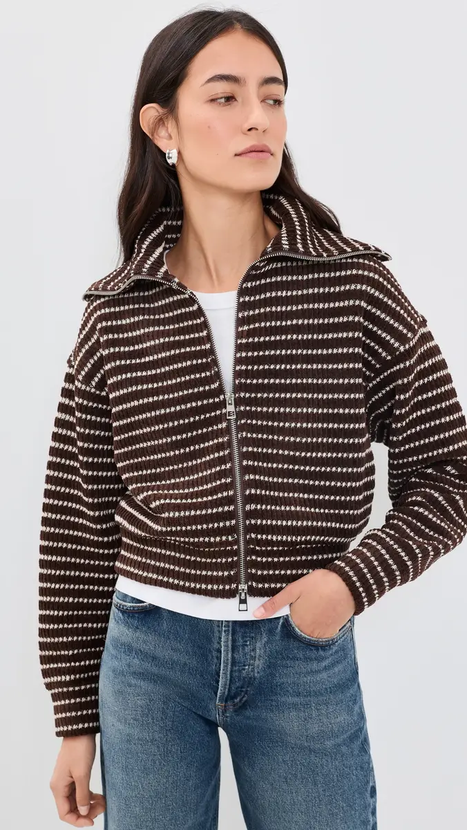 Madewell Zip-Up Knit Jacket | Thumbnail 2