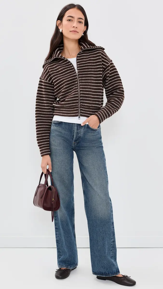 Madewell Zip-Up Knit Jacket | Thumbnail 5