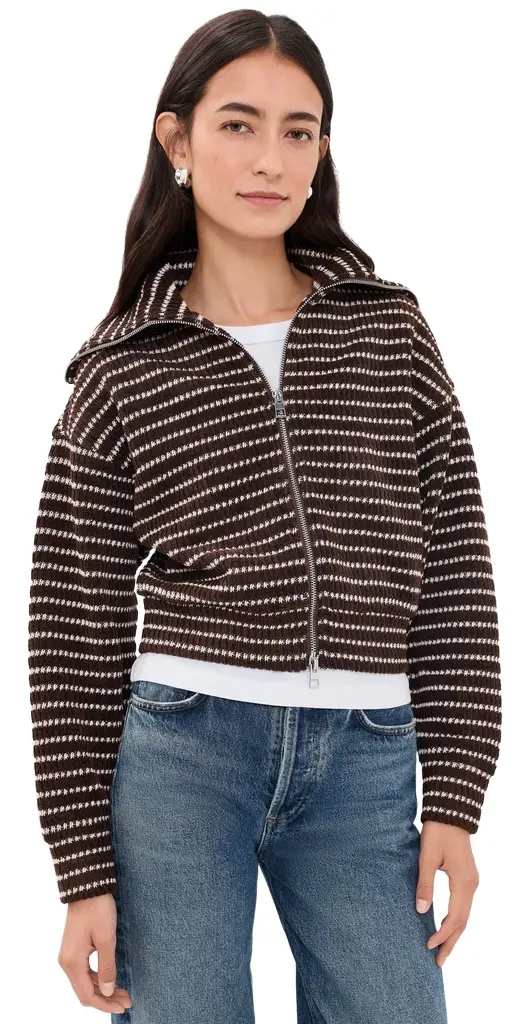 Zip-Up Knit Jacket Zip-Up Knit Jacket