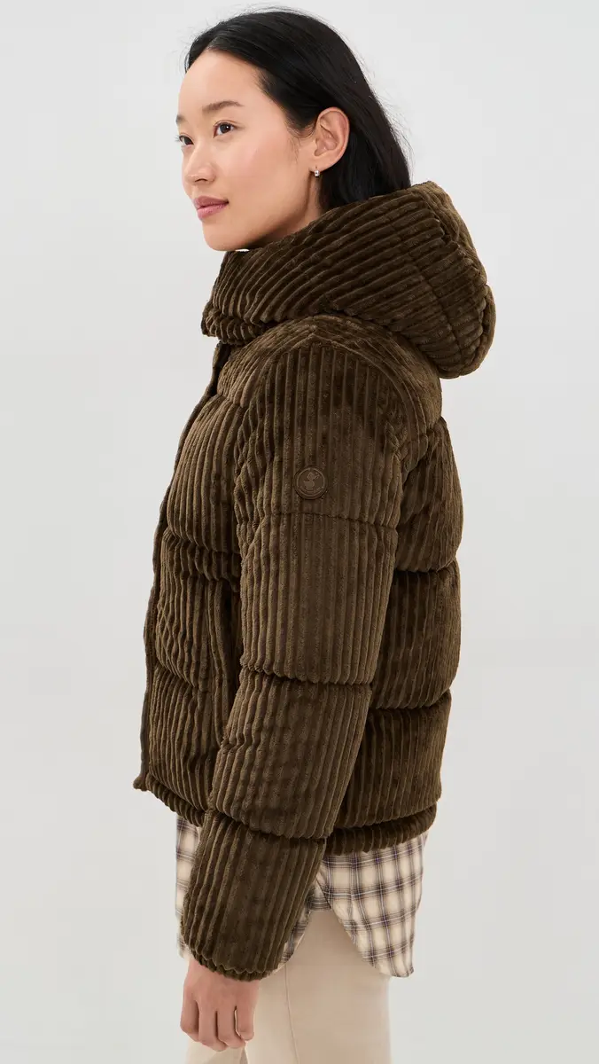 Save the Duck Nadege Corduroy Coat | Thumbnail 4 Save the Duck Nadege Corduroy Coat | Thumbnail 4