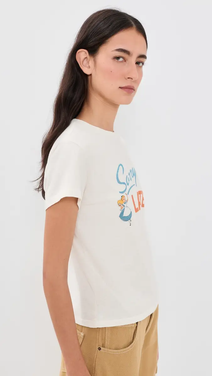 RE/DONE Redone x Disney Alice Late Classic Tee | Thumbnail 4 RE/DONE Redone x Disney Alice Late Classic Tee | Thumbnail 4