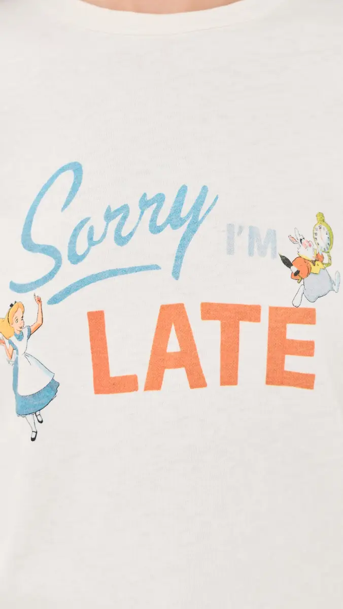 RE/DONE Redone x Disney Alice Late Classic Tee | Thumbnail 6 RE/DONE Redone x Disney Alice Late Classic Tee | Thumbnail 6