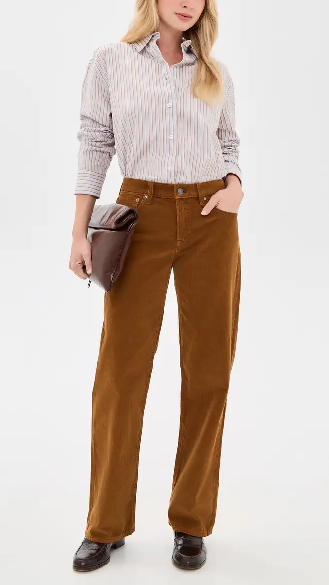 Madewell Low Rise Loose Petite Corduroy Pants | Thumbnail 5 Madewell Low Rise Loose Petite Corduroy Pants | Thumbnail 5