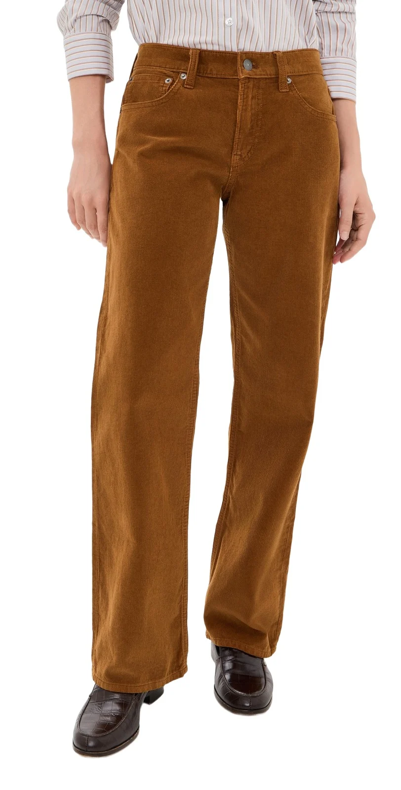 Madewell Low Rise Loose Petite Corduroy Pants
