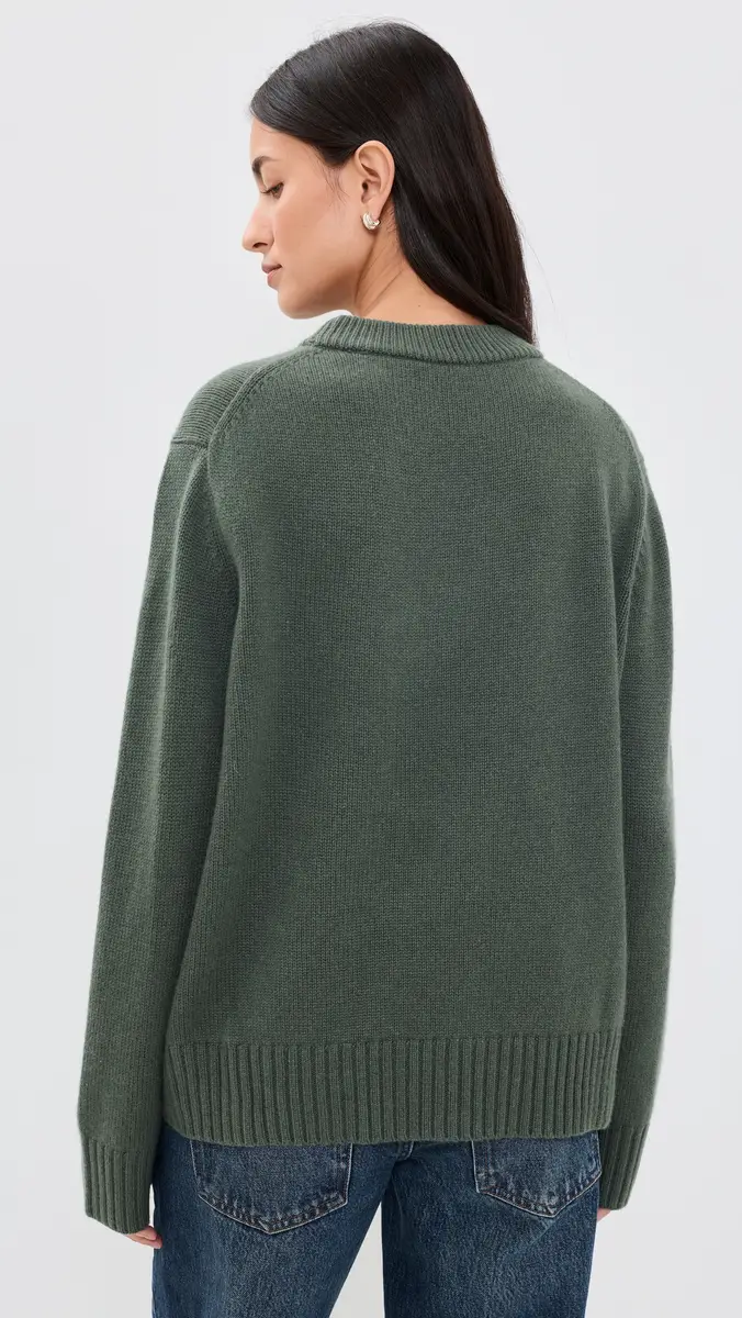 Jenni Kayne Cashmere Oversized Crew Neck Sweater | Thumbnail 3 Jenni Kayne Cashmere Oversized Crew Neck Sweater | Thumbnail 3