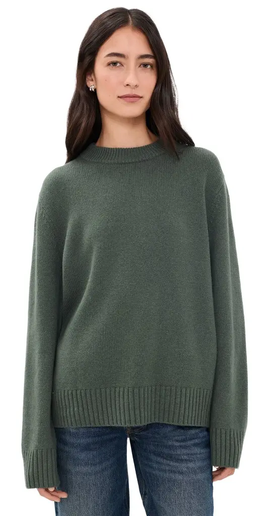 Jenni Kayne Cashmere Oversized Crew Neck Sweater