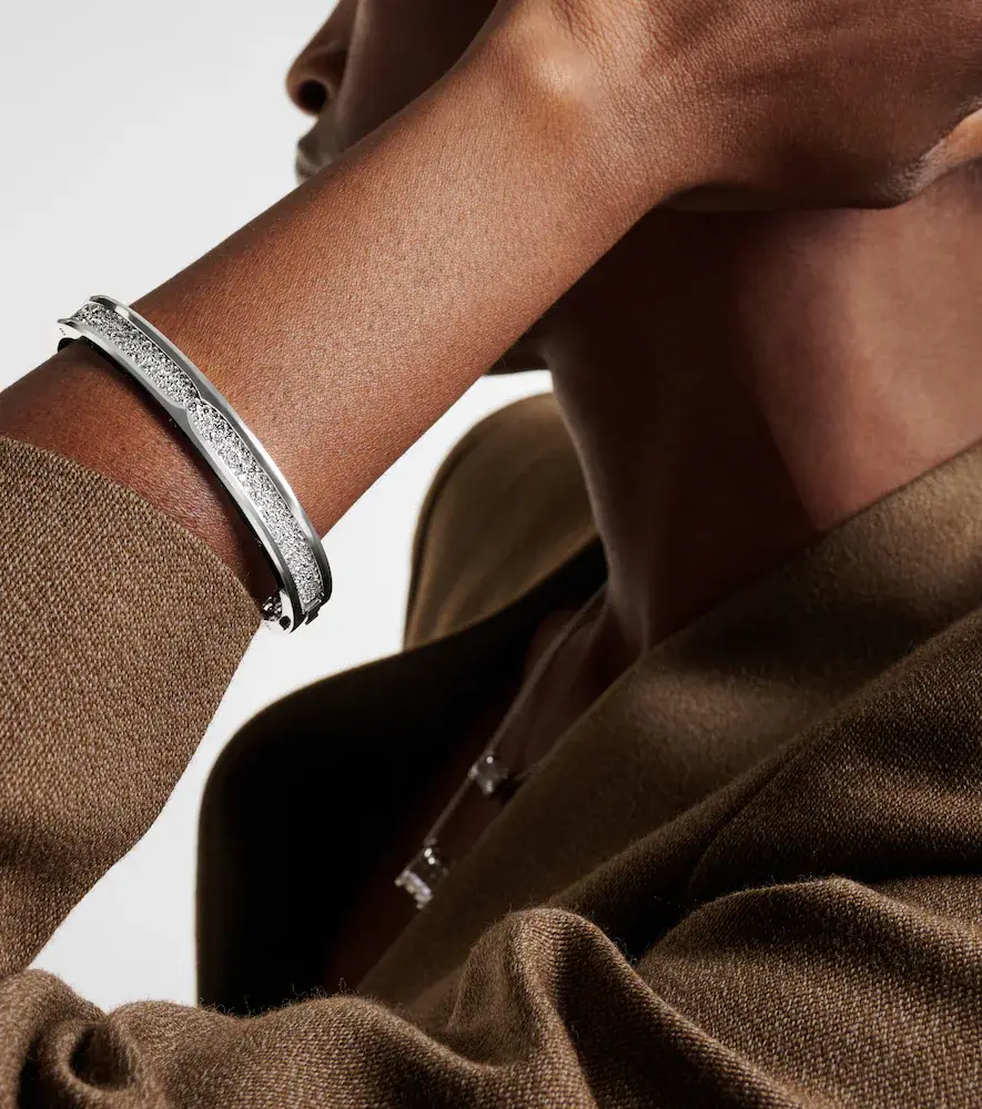 BVLGARI B. zero1 18kt white gold bracelet with diamonds | Thumbnail 3 BVLGARI B. zero1 18kt white gold bracelet with diamonds | Thumbnail 3