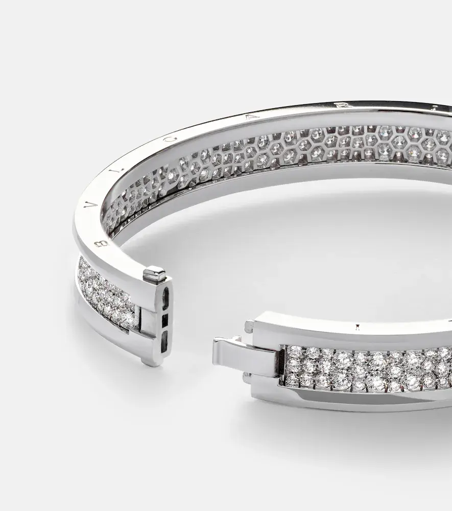 BVLGARI B. zero1 18kt white gold bracelet with diamonds | Thumbnail 4 BVLGARI B. zero1 18kt white gold bracelet with diamonds | Thumbnail 4