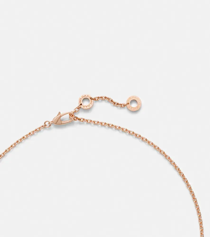 BVLGARI Serpenti Viper 18kt rose gold pendant necklace with diamonds | Thumbnail 5 BVLGARI Serpenti Viper 18kt rose gold pendant necklace with diamonds | Thumbnail 5