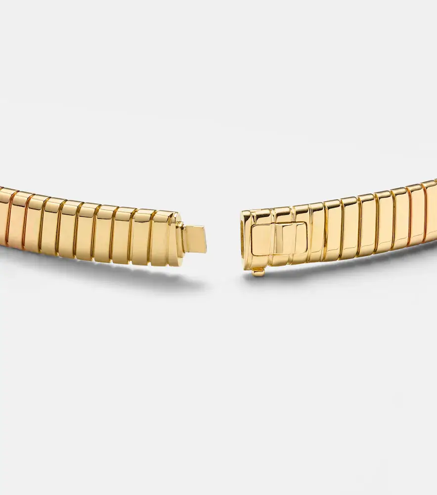 BVLGARI Tubogas 18kt gold choker with diamonds | Thumbnail 5 BVLGARI Tubogas 18kt gold choker with diamonds | Thumbnail 5