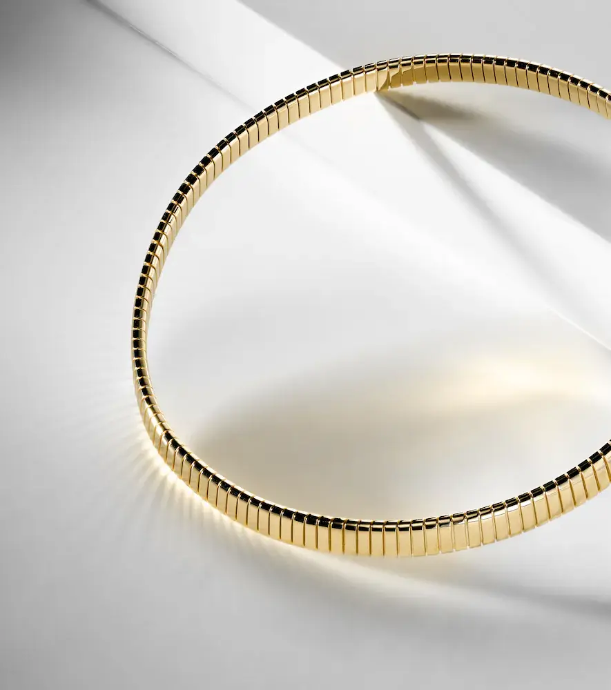 BVLGARI Tubogas 18kt gold necklace | Thumbnail 2