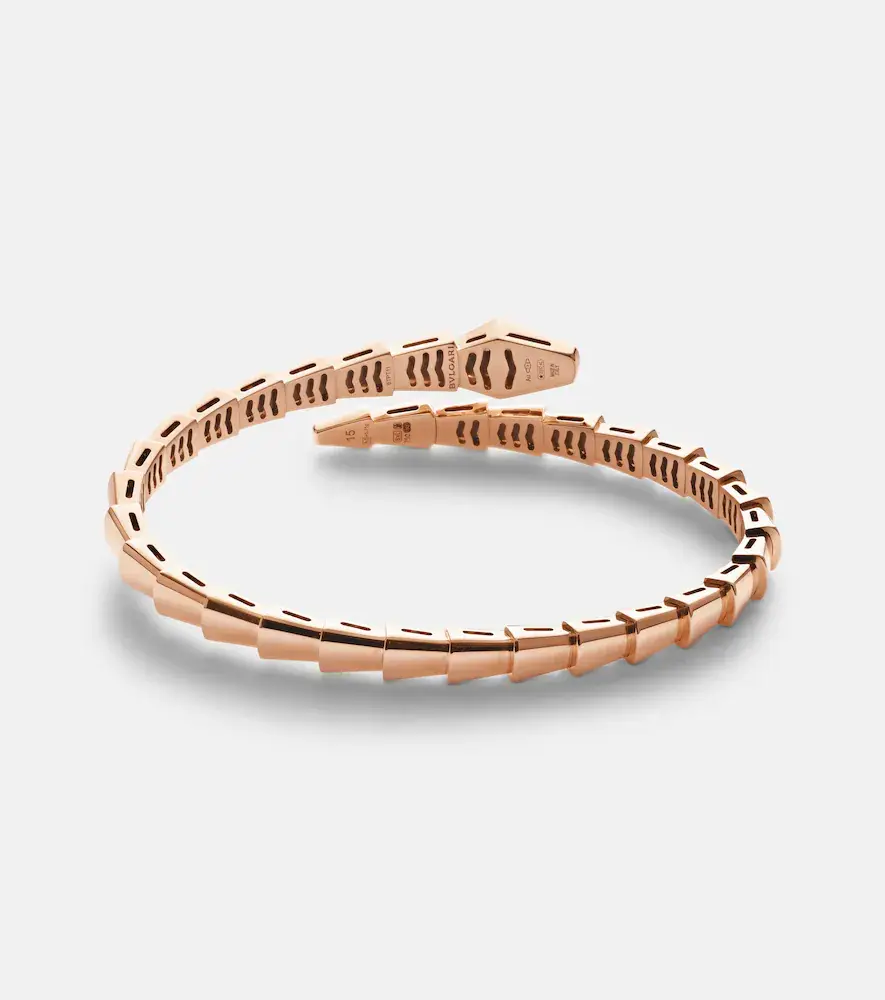 BVLGARI Serpenti Viper 18kt rose gold bangle with diamonds | Thumbnail 5 BVLGARI Serpenti Viper 18kt rose gold bangle with diamonds | Thumbnail 5