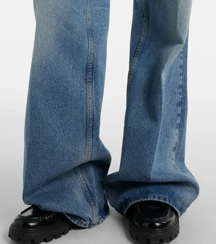 AMI PARIS Faded high-rise flared jeans | Thumbnail 2 AMI PARIS Faded high-rise flared jeans | Thumbnail 2
