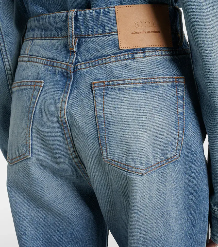 AMI PARIS Faded high-rise flared jeans | Thumbnail 3 AMI PARIS Faded high-rise flared jeans | Thumbnail 3