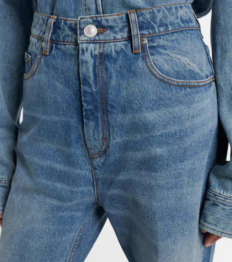 AMI PARIS Faded high-rise flared jeans | Thumbnail 4 AMI PARIS Faded high-rise flared jeans | Thumbnail 4