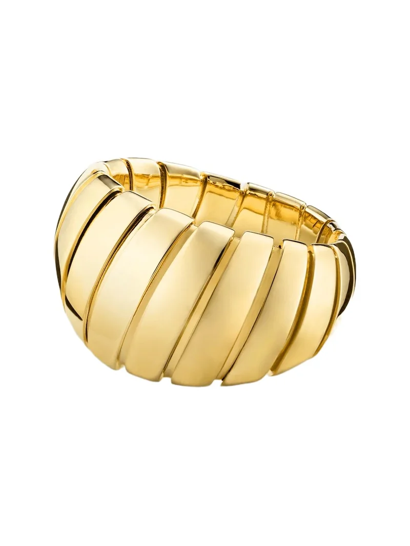 BVLGARI Tubogas 18kt gold ring