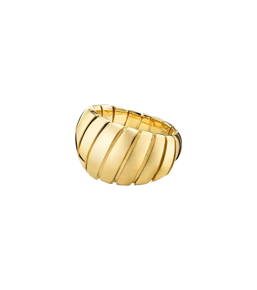 BVLGARI Tubogas 18kt gold ring
