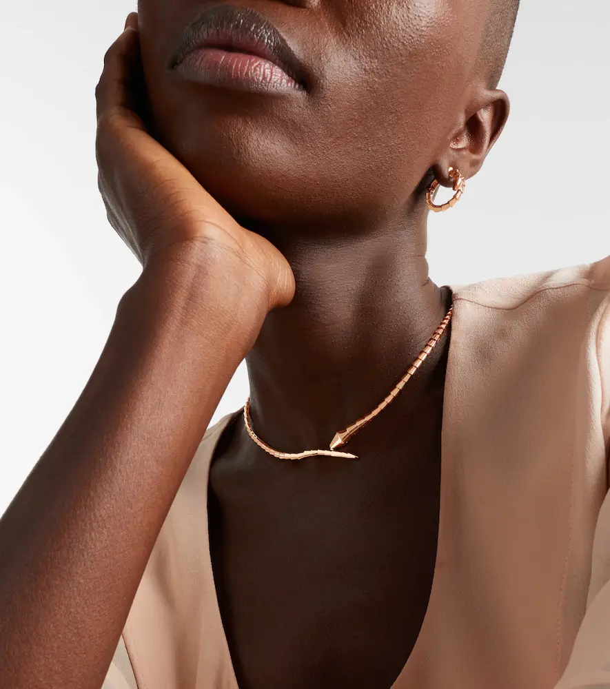 BVLGARI Serpenti Viper 18kt rose gold necklace | Thumbnail 3 BVLGARI Serpenti Viper 18kt rose gold necklace | Thumbnail 3