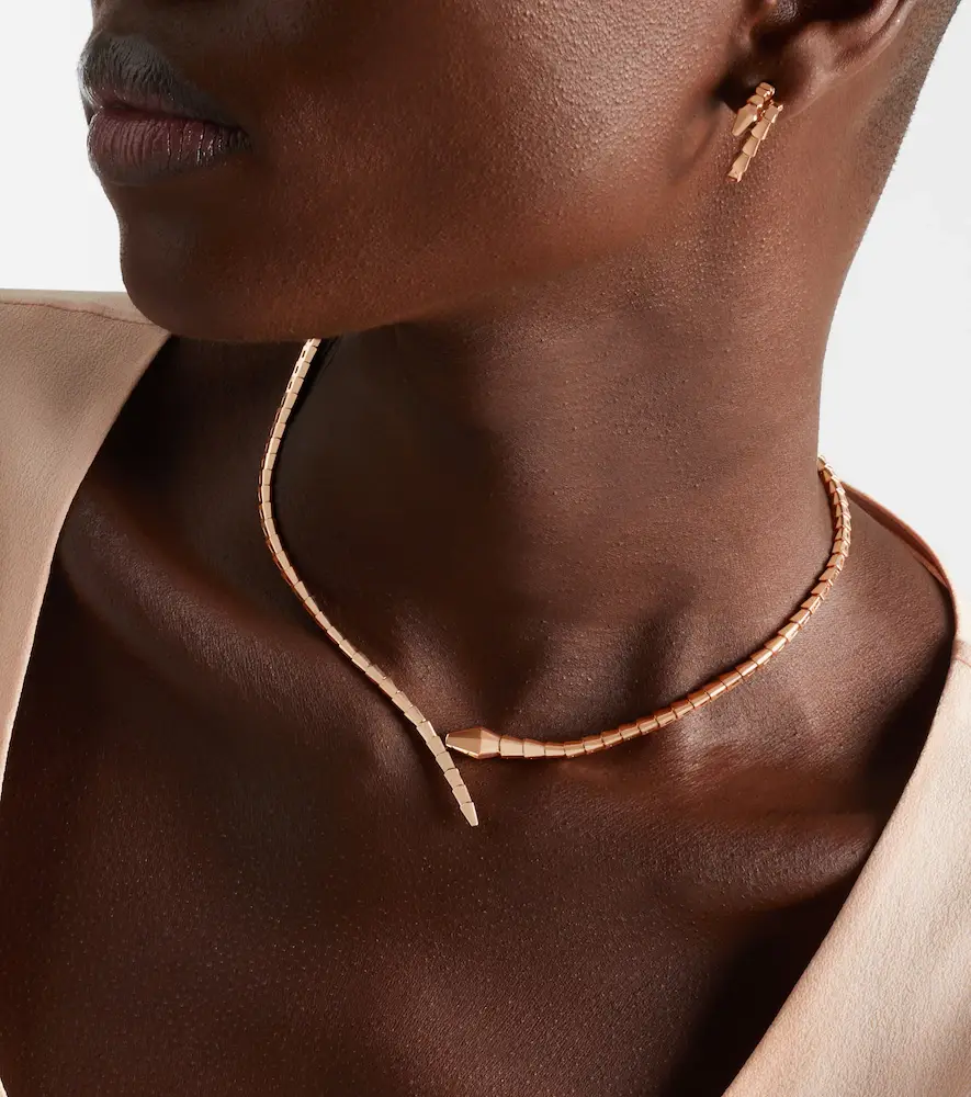 BVLGARI Serpenti Viper 18kt rose gold necklace | Thumbnail 6 BVLGARI Serpenti Viper 18kt rose gold necklace | Thumbnail 6
