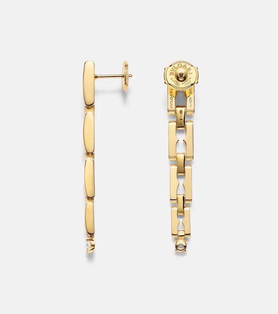 BVLGARI B. zero1 18kt gold drop earrings with diamonds | Thumbnail 6 BVLGARI B. zero1 18kt gold drop earrings with diamonds | Thumbnail 6