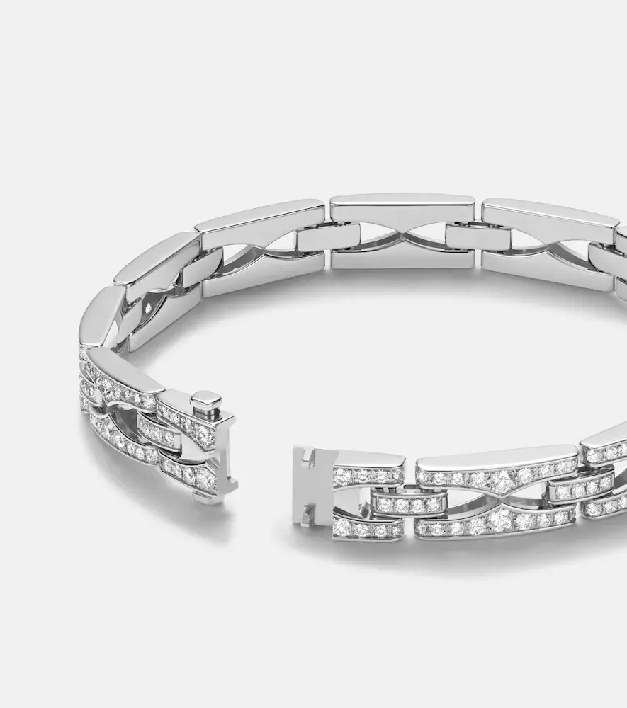 BVLGARI B. zero1 18kt white gold bracelet with diamonds | Thumbnail 4 BVLGARI B. zero1 18kt white gold bracelet with diamonds | Thumbnail 4