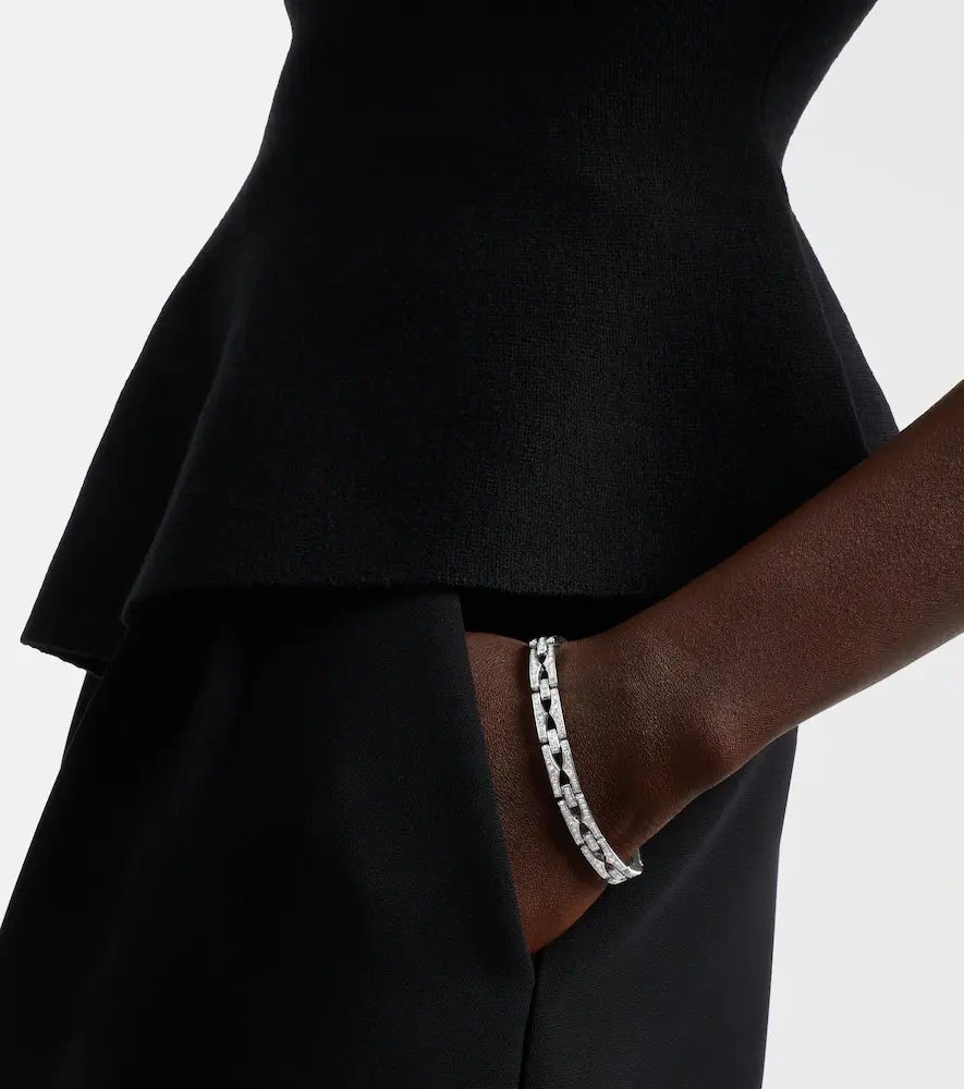 BVLGARI B. zero1 18kt white gold bracelet with diamonds | Thumbnail 6 BVLGARI B. zero1 18kt white gold bracelet with diamonds | Thumbnail 6