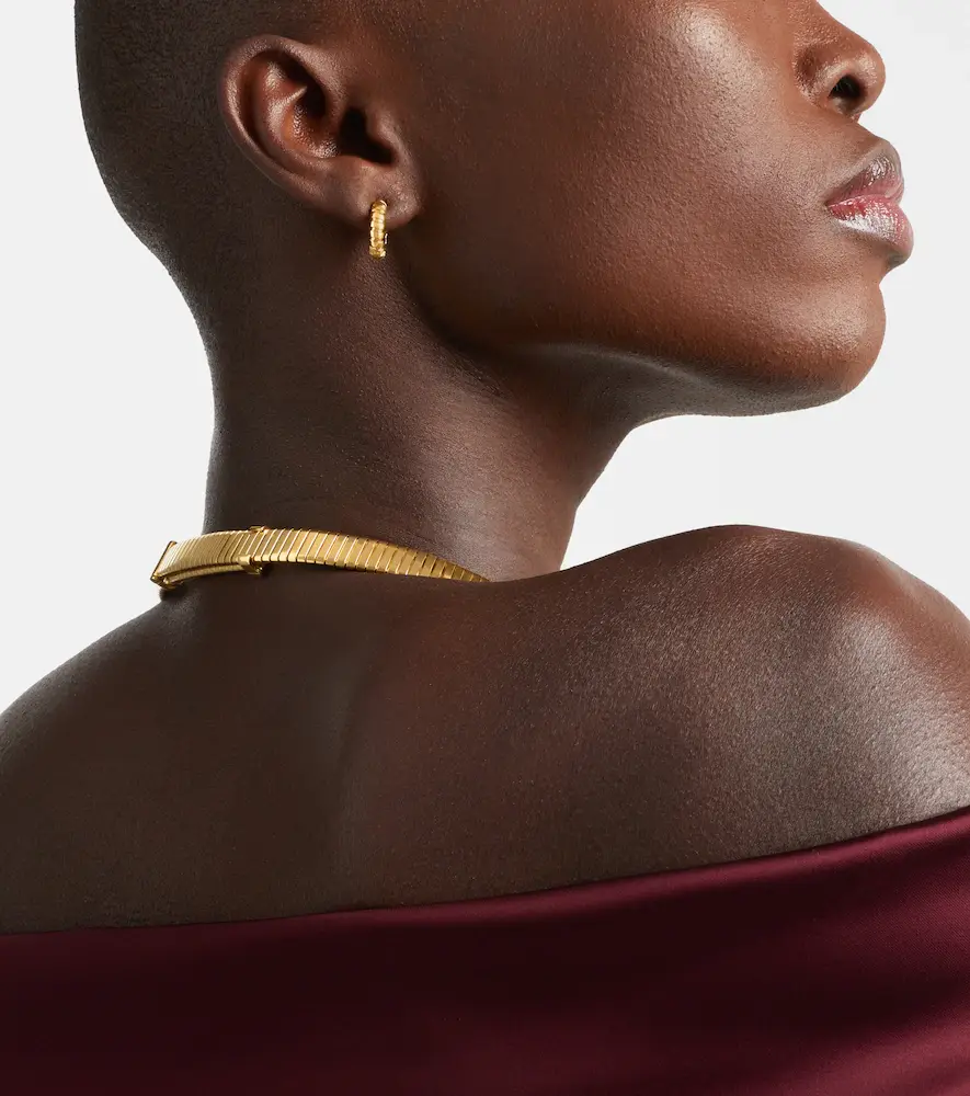 BVLGARI Tubogas 18kt gold hoop earrings | Thumbnail 2 BVLGARI Tubogas 18kt gold hoop earrings | Thumbnail 2