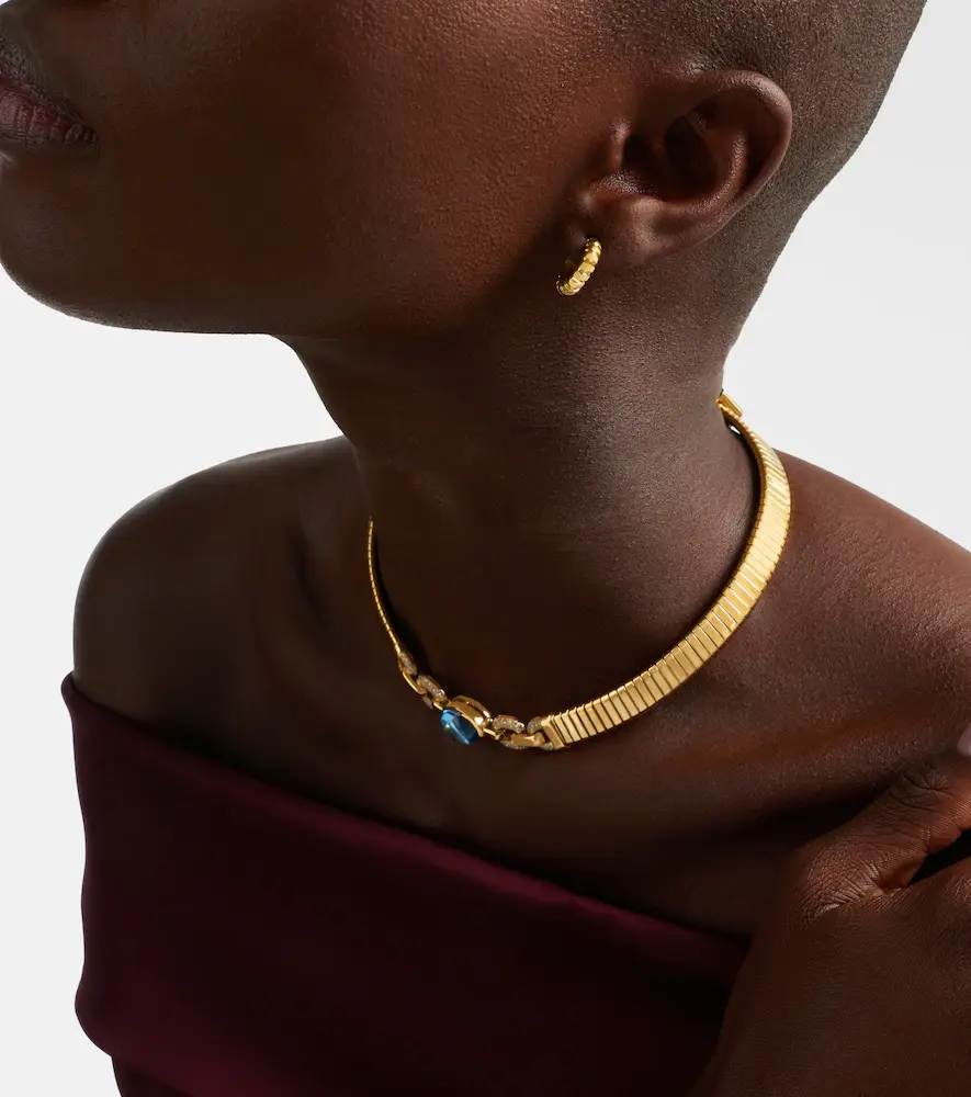 BVLGARI Tubogas 18kt gold hoop earrings | Thumbnail 3 BVLGARI Tubogas 18kt gold hoop earrings | Thumbnail 3