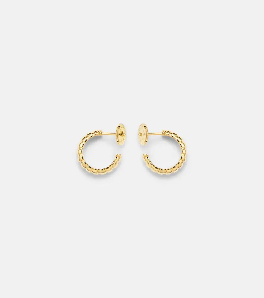 BVLGARI Tubogas 18kt gold hoop earrings | Thumbnail 4 BVLGARI Tubogas 18kt gold hoop earrings | Thumbnail 4