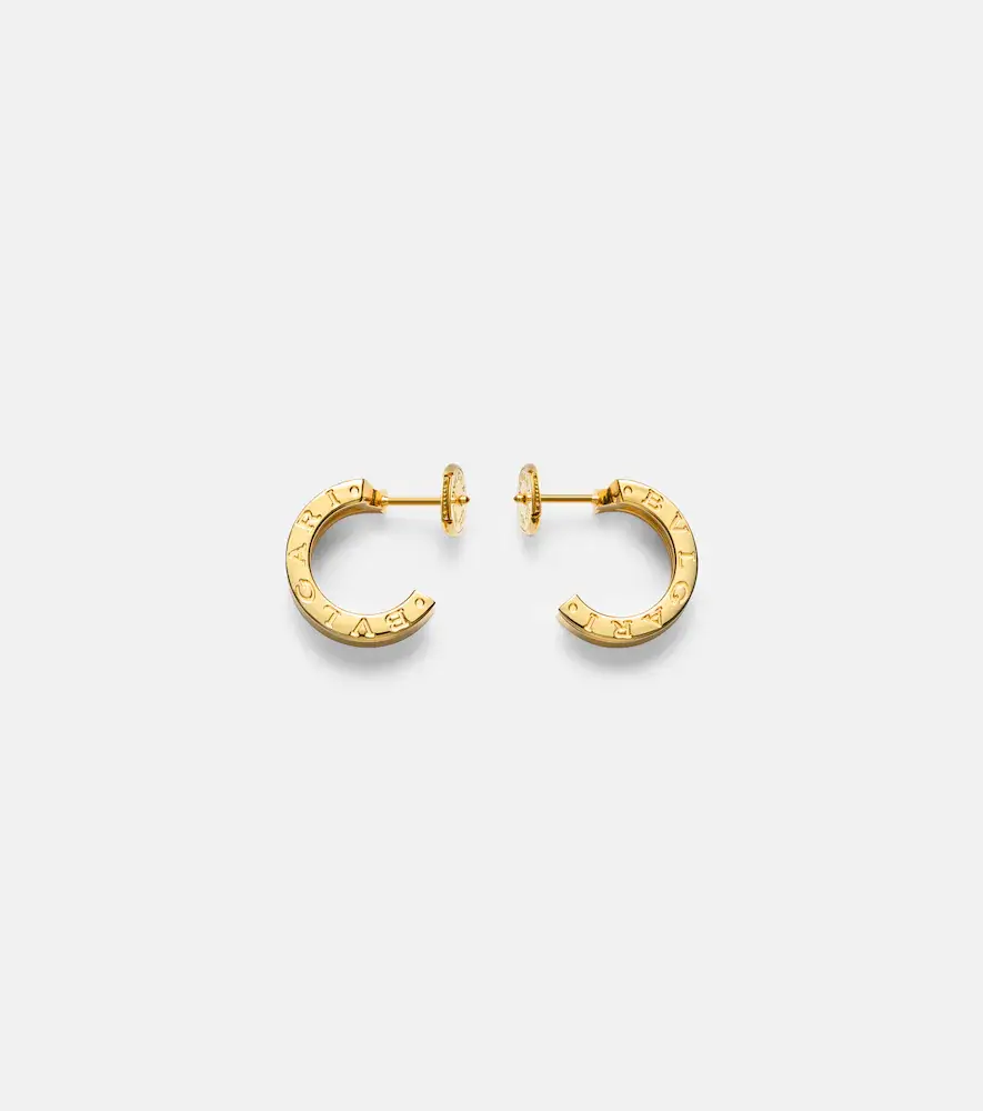 BVLGARI B. zero1 18kt gold hoop earrings with diamonds | Thumbnail 4 BVLGARI B. zero1 18kt gold hoop earrings with diamonds | Thumbnail 4