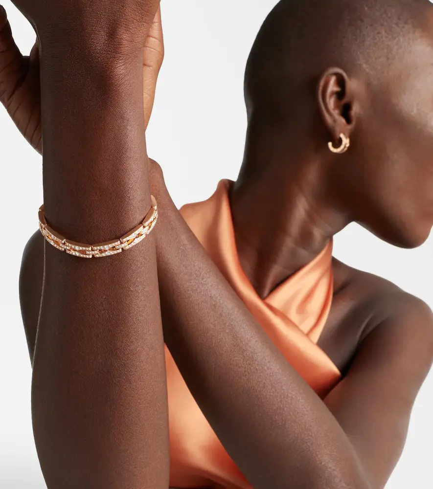 BVLGARI B. zero1 18kt rose gold bracelet with diamonds | Thumbnail 4 BVLGARI B. zero1 18kt rose gold bracelet with diamonds | Thumbnail 4
