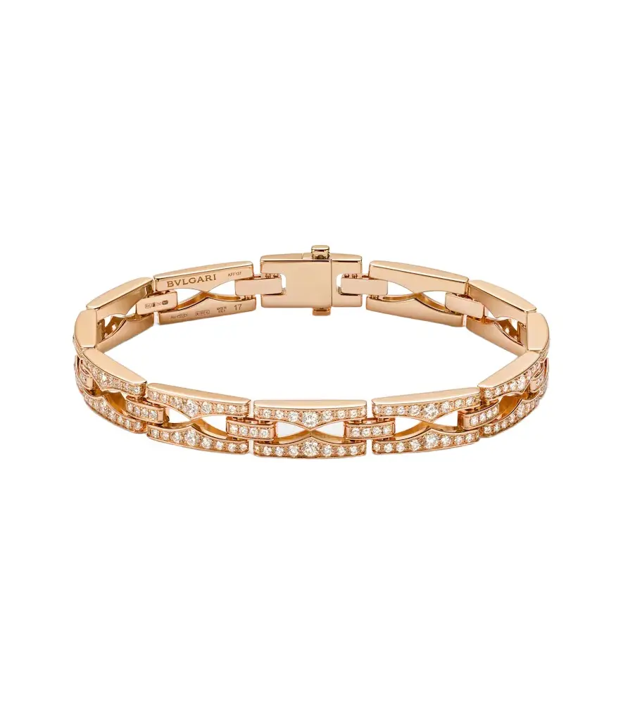 B. zero1 18kt rose gold bracelet with diamonds B. zero1 18kt rose gold bracelet with diamonds