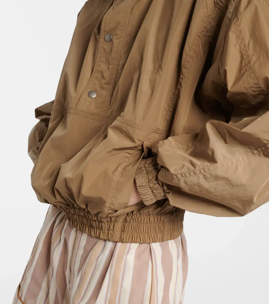 Saint Laurent Gathered canvas jacket | Thumbnail 3 Saint Laurent Gathered canvas jacket | Thumbnail 3