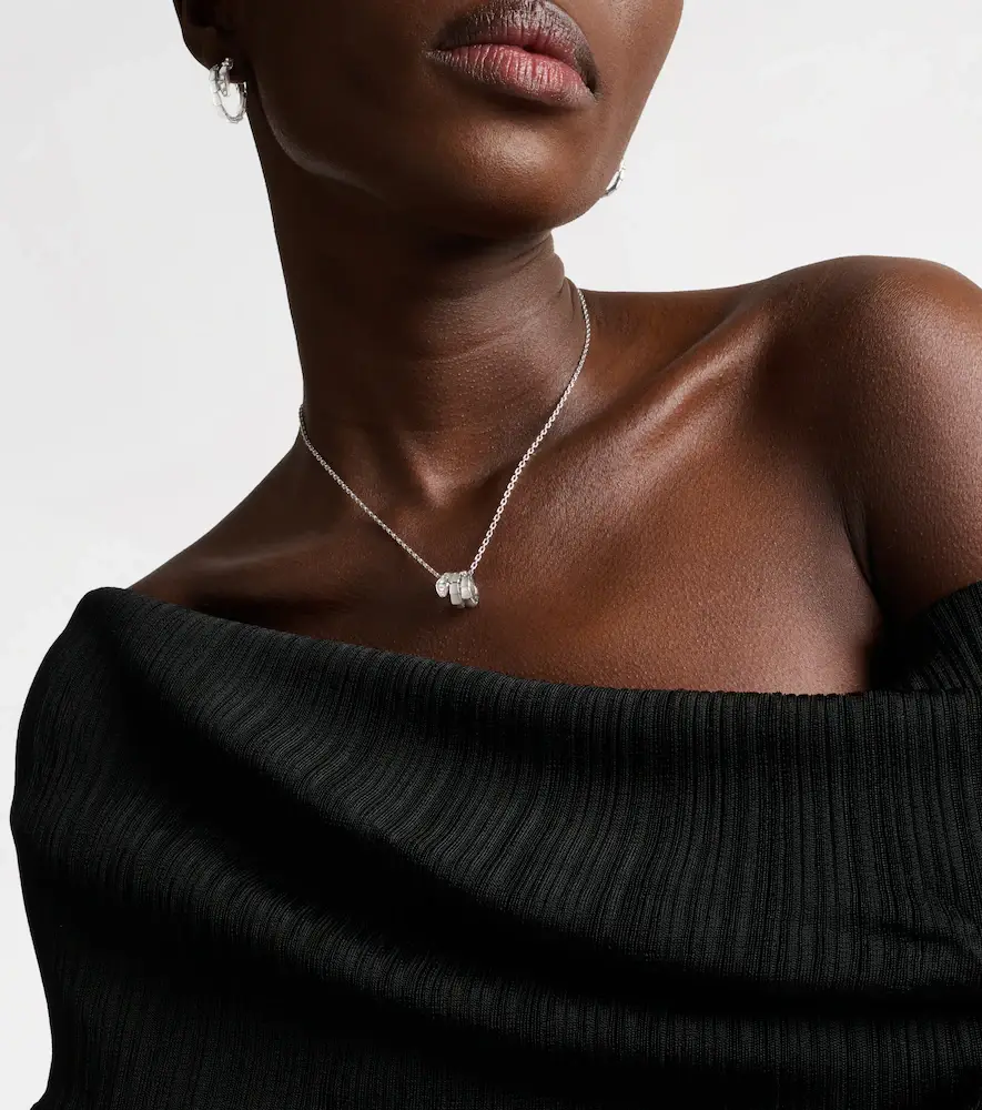 BVLGARI Serpenti Viper 18kt white gold necklace with diamonds | Thumbnail 4 BVLGARI Serpenti Viper 18kt white gold necklace with diamonds | Thumbnail 4