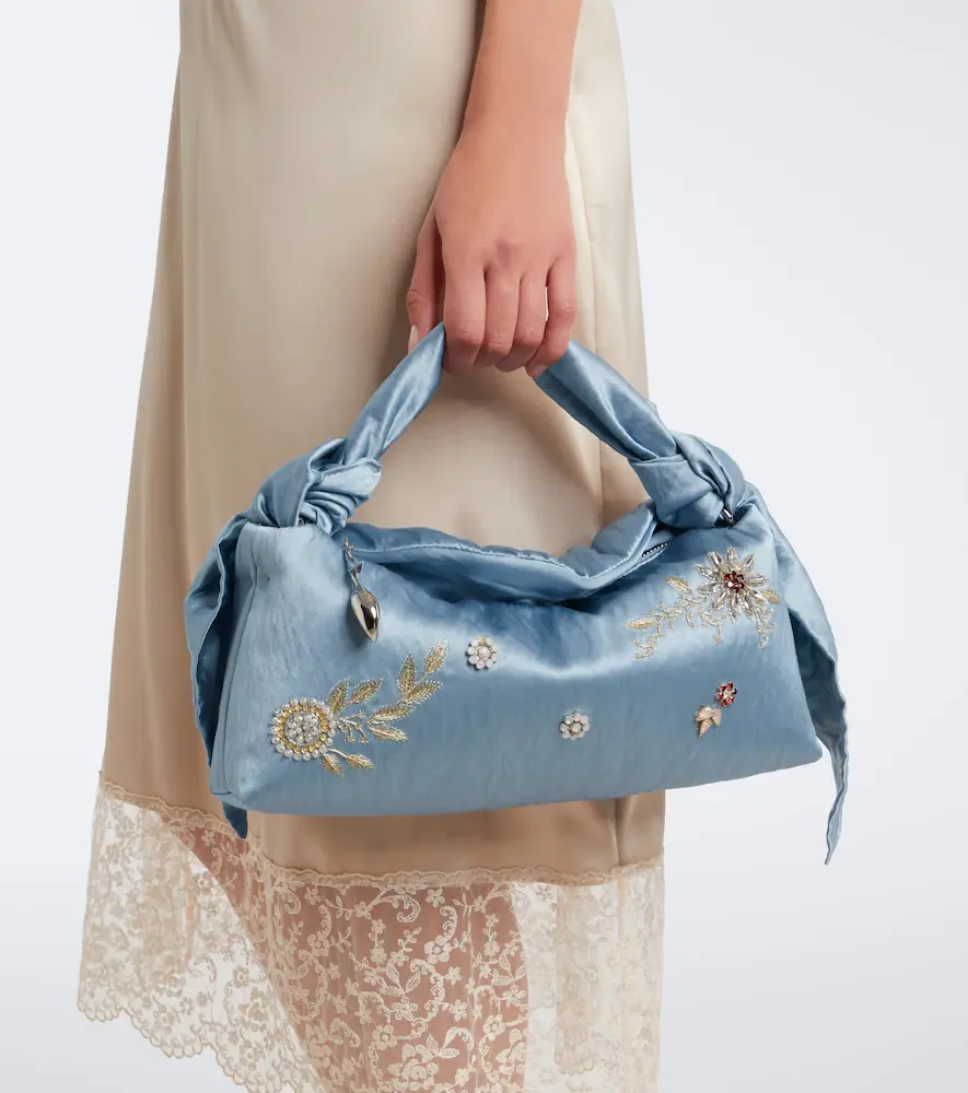 Erdem Bloom E/W satin top-handle bag | Thumbnail 5 Erdem Bloom E/W satin top-handle bag | Thumbnail 5