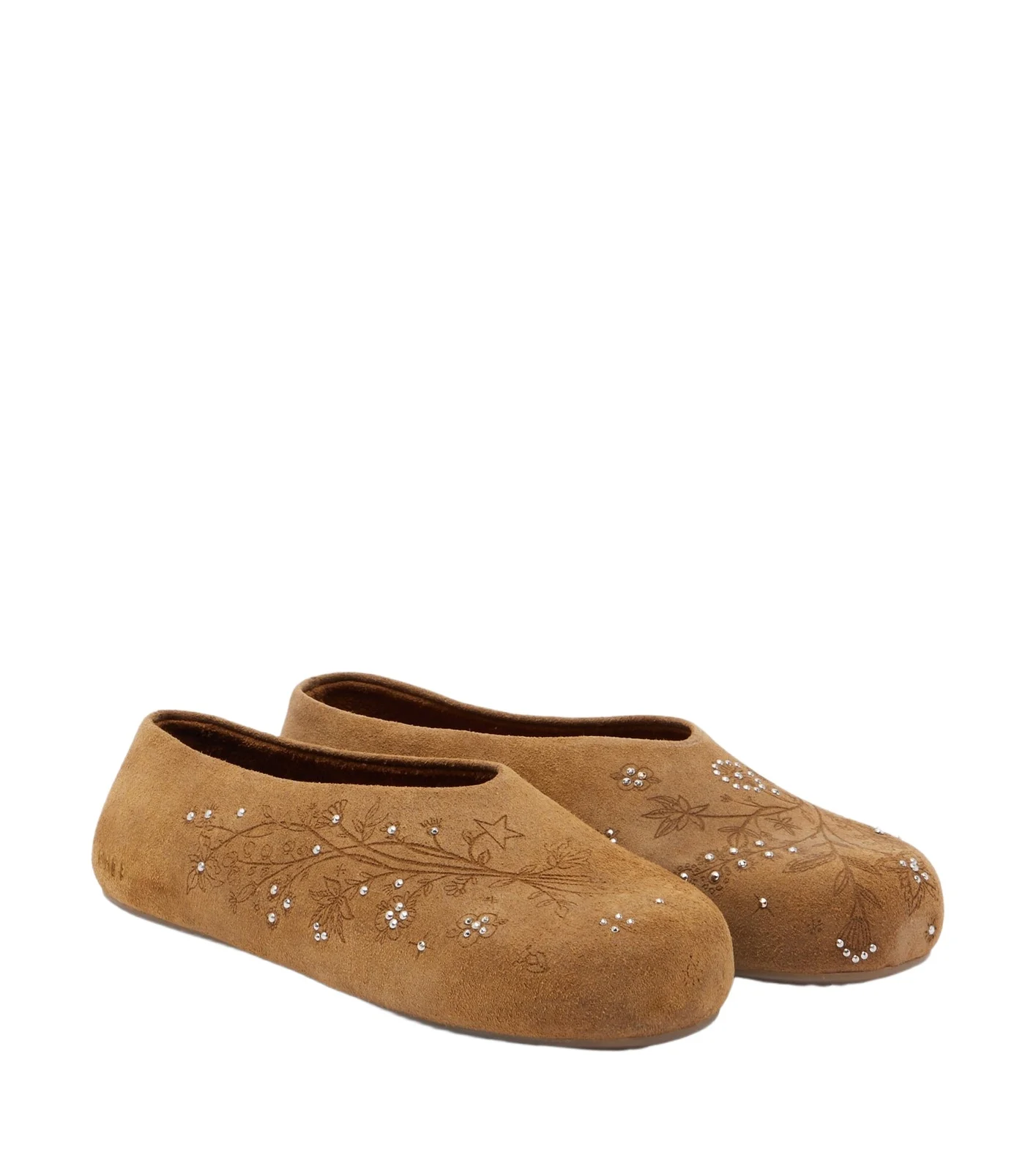 Golden Goose Tierra studded suede slip-on shoes