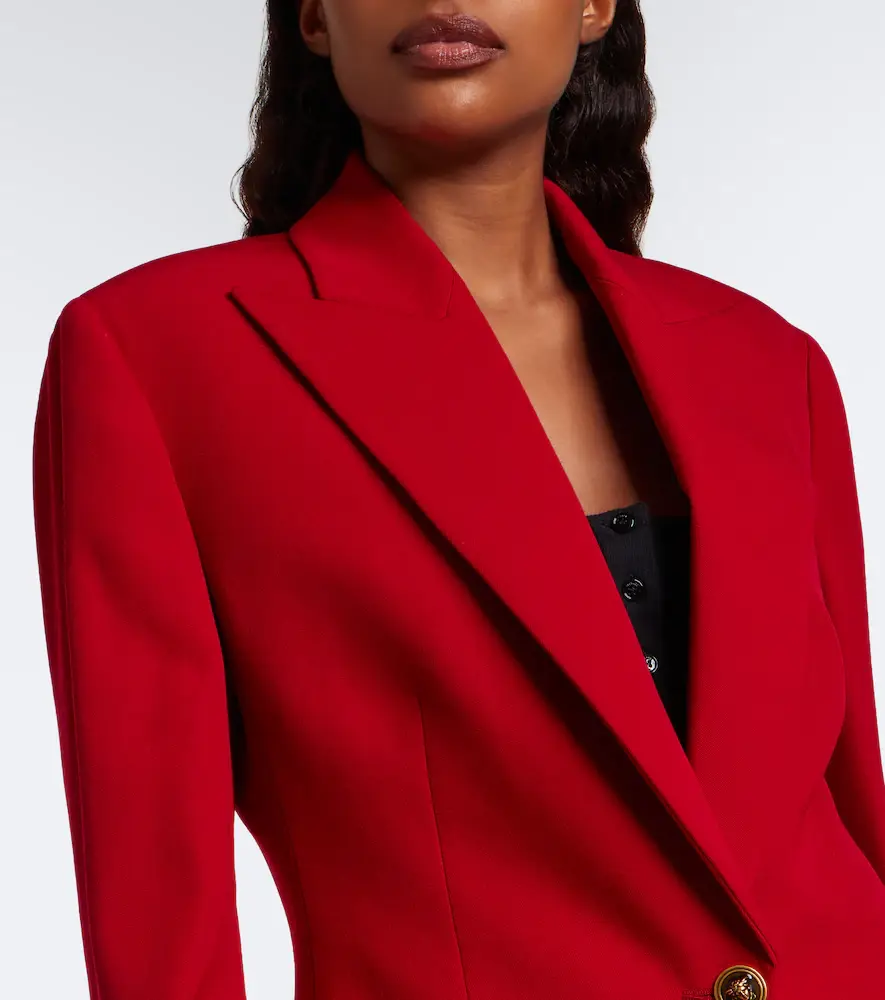Versace Medusa virgin wool blazer | Thumbnail 4